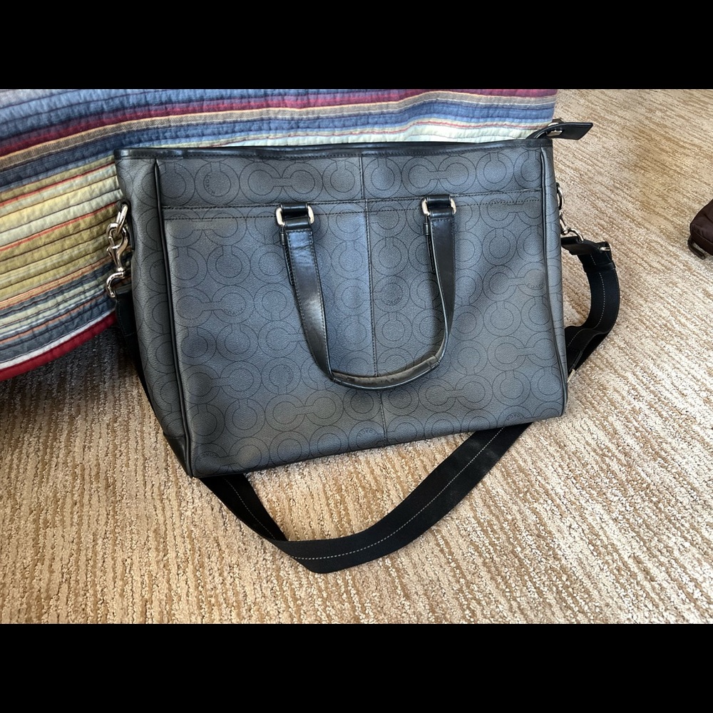 Coach Like New Black Briefcase Type Bag